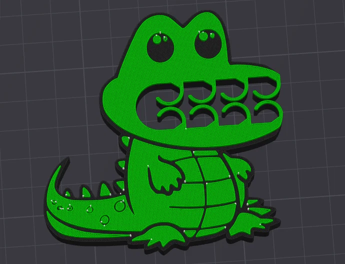 Kẹp miệng túi 3D hình cá sấu ngộ nghĩnh (Alligator Chip Clip) - Image 6