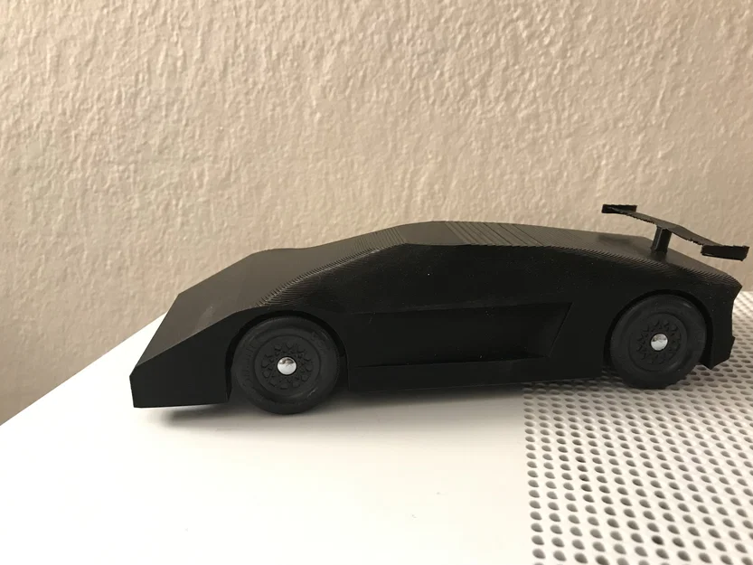 PinePlastic Derby Car – Xe Pinewood Derby (mẫu 3D) - Image 1