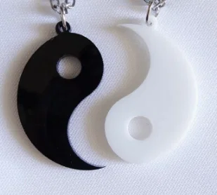 Móc khóa đôi Âm Dương (Yin Yang) - Mẫu in 3D ý nghĩa cho cặp đôi - Image 1