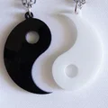 Móc khóa đôi Âm Dương (Yin Yang) - Mẫu in 3D ý nghĩa cho cặp đôi - Thumbnail 1