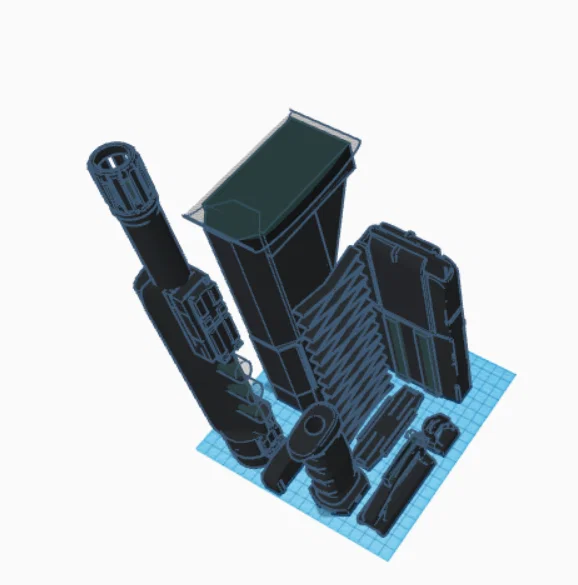 Bộ phụ kiện độ súng Nerf kiểu dáng M16 cực chất - File in 3D - Image 1