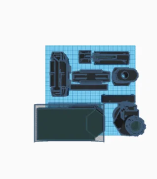 Bộ phụ kiện độ súng Nerf kiểu dáng M16 cực chất - File in 3D - Image 3