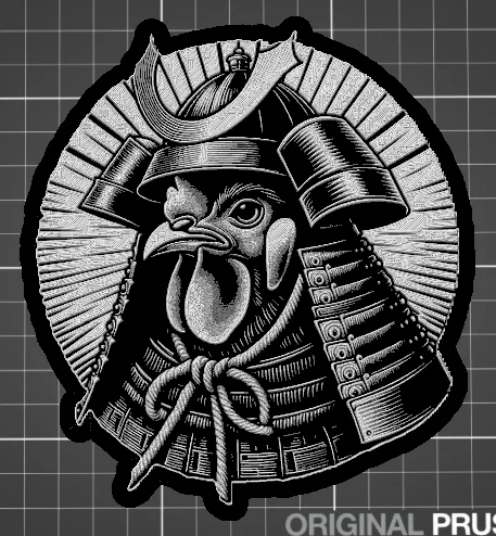 Chân dung Gà Samurai - Image 1