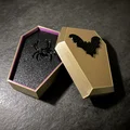 Bộ Lót Ly Quan Tài Halloween Rùng Rợn (Spooky Halloween Coffin Coasters) - Thumbnail 3