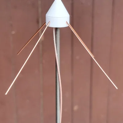 Anten Ground Plane 868MHz Meshtastic