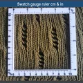 Thước đo Knitting Gauge Swatch 10cm & 4 inch (in 3D) - Thumbnail 1