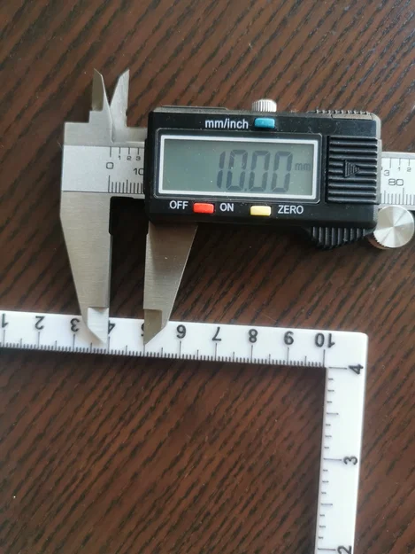 Thước đo Knitting Gauge Swatch 10cm & 4 inch (in 3D) - Image 3