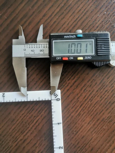 Thước đo Knitting Gauge Swatch 10cm & 4 inch (in 3D) - Image 5