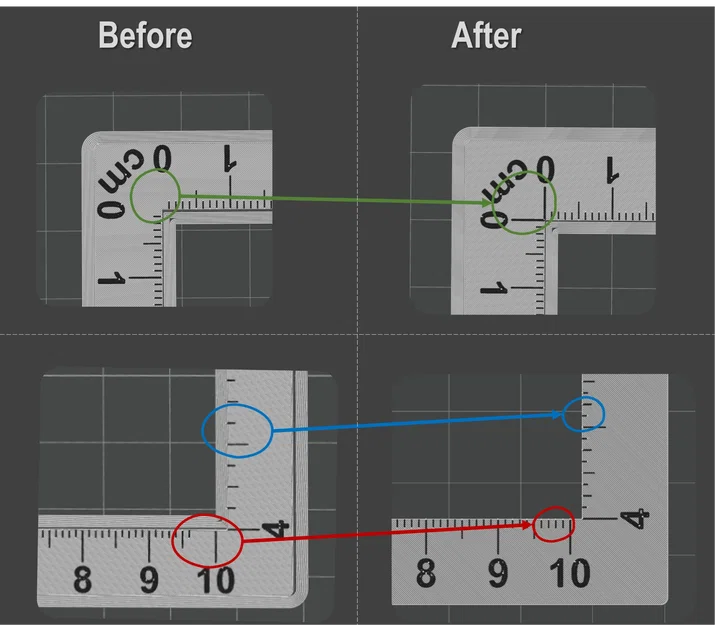 Thước đo Knitting Gauge Swatch 10cm & 4 inch (in 3D) - Image 6
