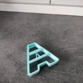 Khuôn cắt bánh quy chữ cái (Alphabet cookie cutter) - Thumbnail 2