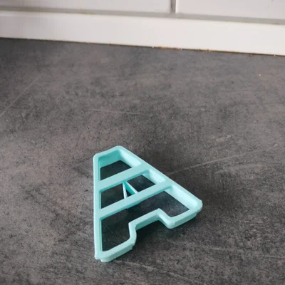 Khuôn cắt bánh quy chữ cái (Alphabet cookie cutter)