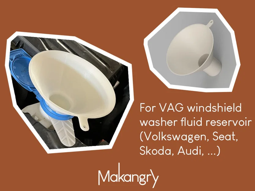 Phễu châm nước rửa kính cho bình chứa VAG (đường kính 40 mm) - Image 1