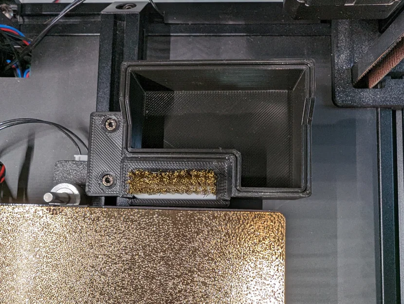 Voron 2.4 Nozzle Brush với Purge Bucket tháo rời (nam châm 6x3) - Image 1