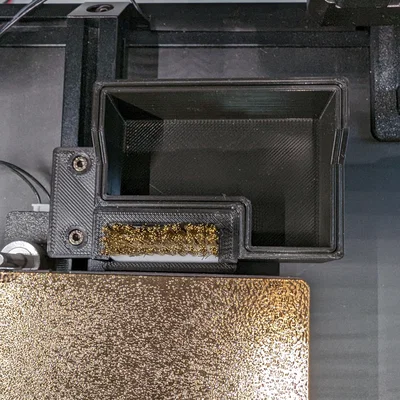 Voron 2.4 Nozzle Brush với Purge Bucket tháo rời (nam châm 6x3)