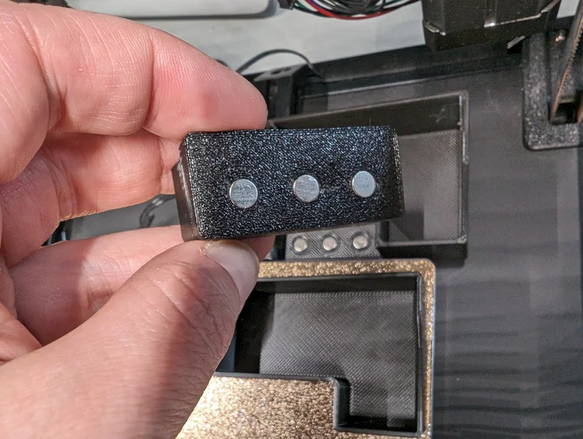 Voron 2.4 Nozzle Brush với Purge Bucket tháo rời (nam châm 6x3) - Image 2