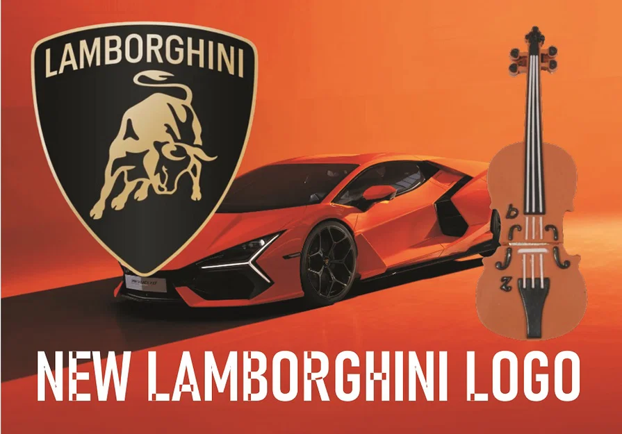 Mô hình logo Lamborghini 3D - Biểu tượng siêu xe đẳng cấp - Image 1