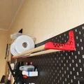 Giá treo cuộn filament 200mm cho IKEA Skadis (thanh dowel 22mm) - Thumbnail 3