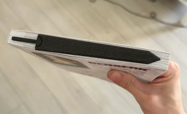 Mẫu in 3D kẹp sách hình thanh kiếm Dragon Slayer từ Berserk - Image 1