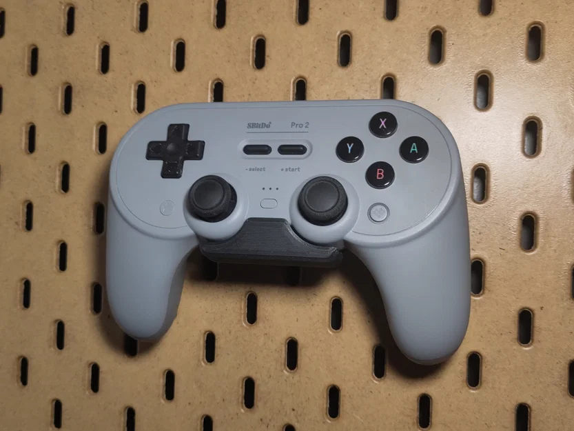 Giá treo tay cầm 8BitDo Pro 2 cho IKEA SKADIS - Image 1