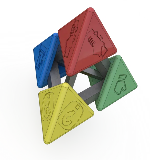 Tetra Aide (Tétra’aide) - Dụng cụ sư phạm mã màu - Image 1