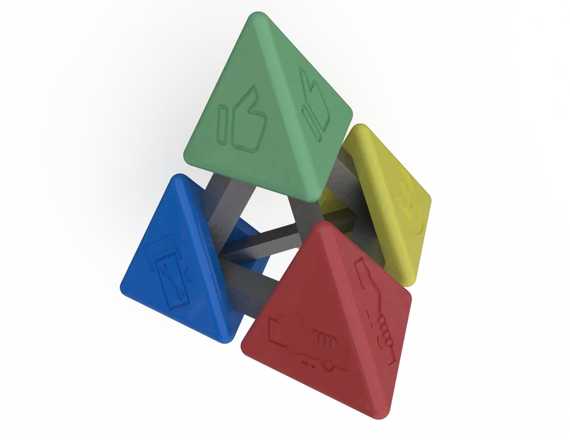 Tetra Aide (Tétra’aide) - Dụng cụ sư phạm mã màu - Image 2