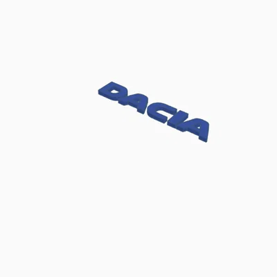 Móc khóa logo Dacia in 3D độc đáo cho chủ xe