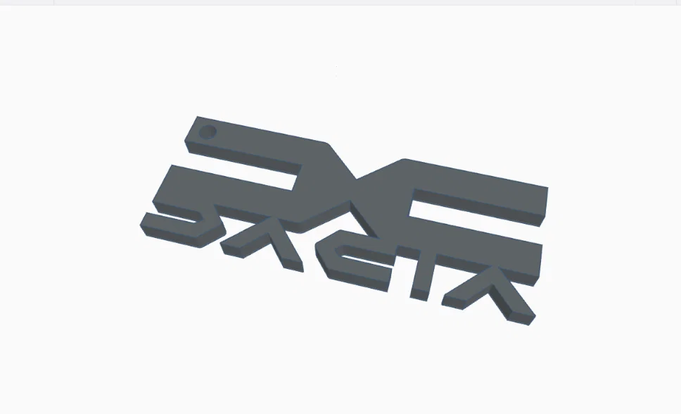 Móc khóa logo Dacia 3D - Phụ kiện nhỏ gọn cho chủ xe - Image 1
