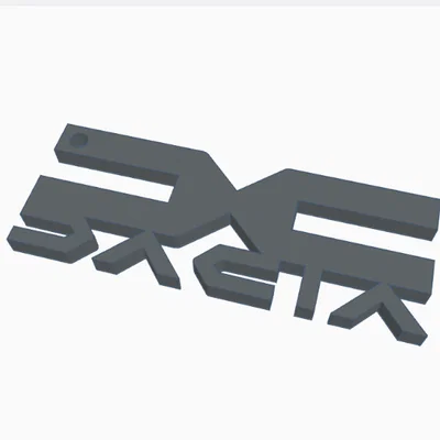 Móc khóa logo Dacia 3D - Phụ kiện nhỏ gọn cho chủ xe