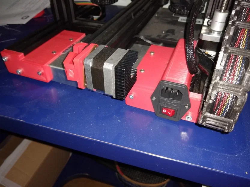 Dời PSU Ender 3 Pro vào đế máy in (printer base) - bracket gá - Image 2