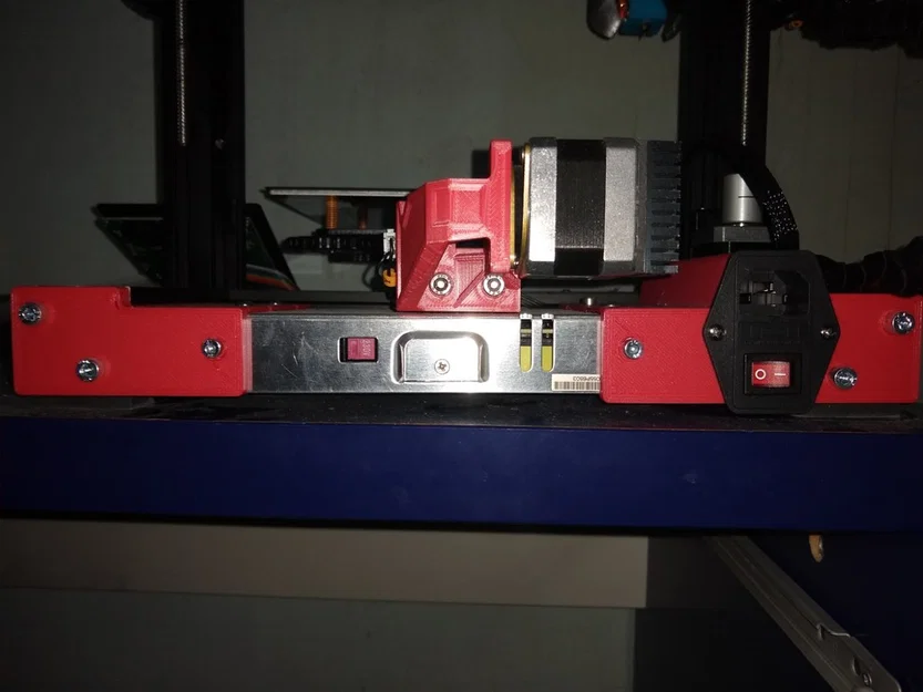 Dời PSU Ender 3 Pro vào đế máy in (printer base) - bracket gá - Image 3