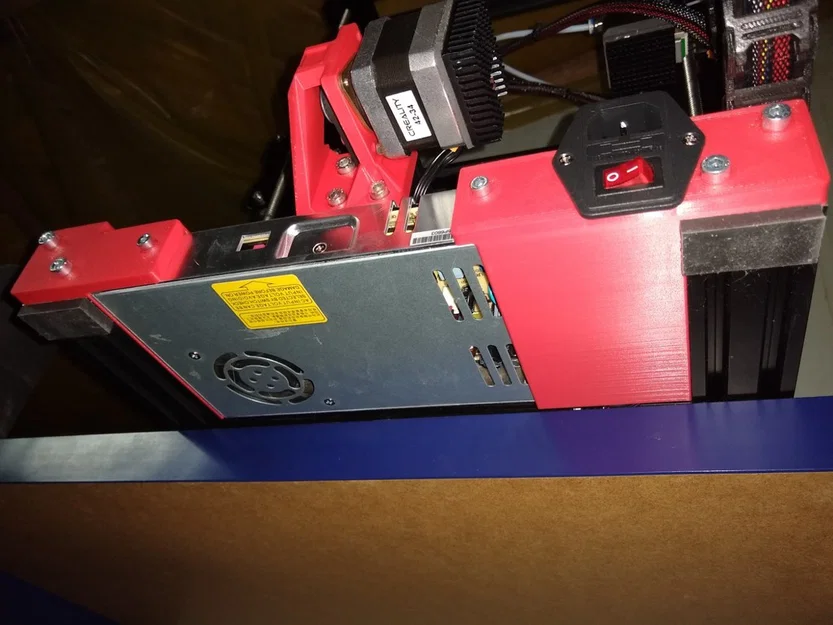 Dời PSU Ender 3 Pro vào đế máy in (printer base) - bracket gá - Image 4