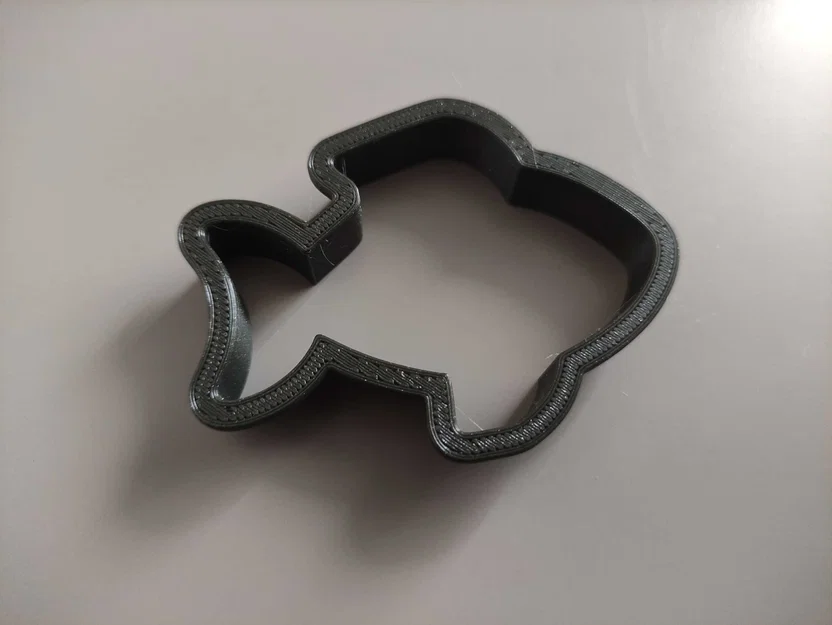 Khuôn cắt bánh hình chú cá (Fish cookie cutter) in 3D - Image 1