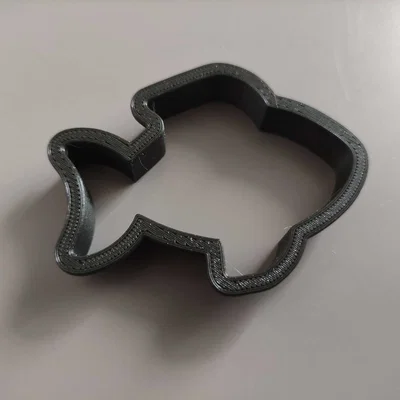 Khuôn cắt bánh hình chú cá (Fish cookie cutter) in 3D