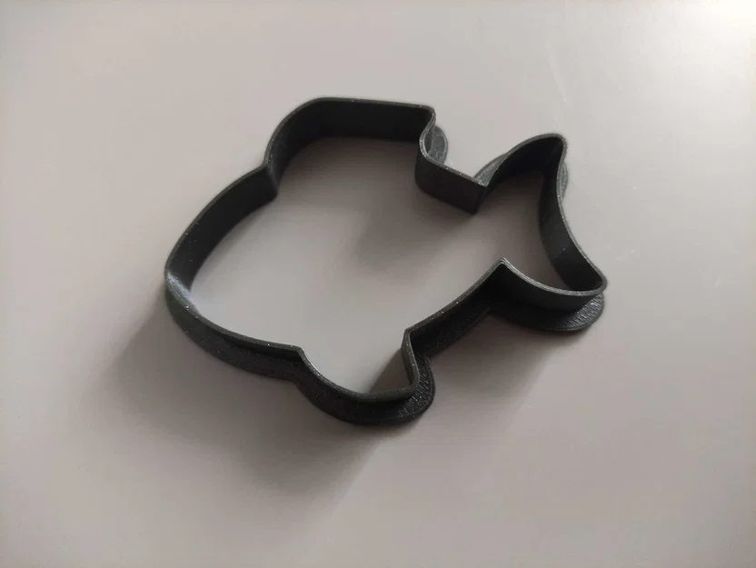 Khuôn cắt bánh hình chú cá (Fish cookie cutter) in 3D - Image 2