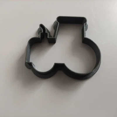 Khuôn cắt bánh quy hình máy cày (Tractor cookie cutter) in 3D