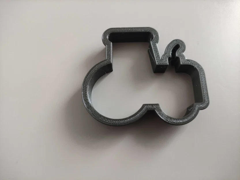 Khuôn cắt bánh quy hình máy cày (Tractor cookie cutter) in 3D - Image 2
