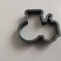 Khuôn cắt bánh quy hình máy cày (Tractor cookie cutter) in 3D - Thumbnail 2