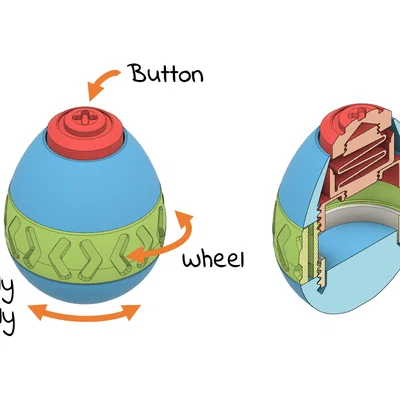 Easter Fidget Eggs – Bộ trứng fidget mô-đun
