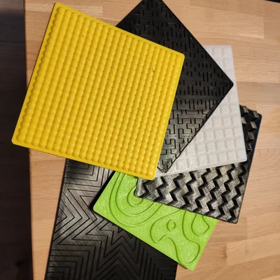 Đĩa Sensory Pad Tile #1 (Squares)