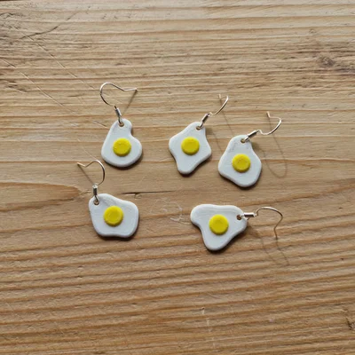 Bộ sưu tập bông tai trứng ốp la