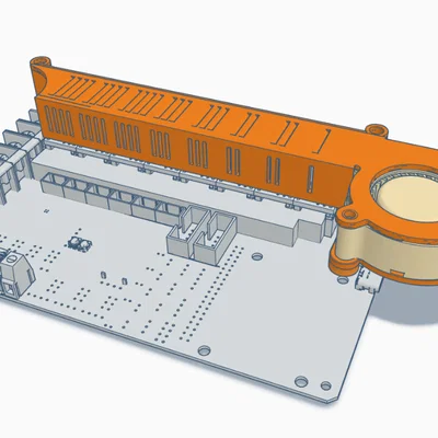 Ống gió quạt 5015 cho BTT Manta M8P siêu ngầu (Fan Channel)