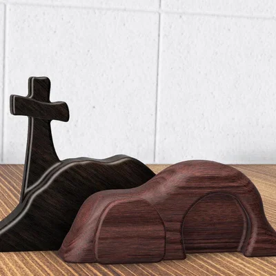Trang trí Easter: Thập giá và Ngôi mộ trống