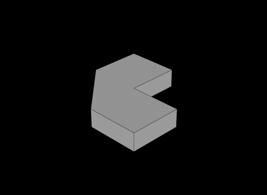 Mảnh ghép tương thích Lego 2x2 Corner (File in 3D) - Image 1