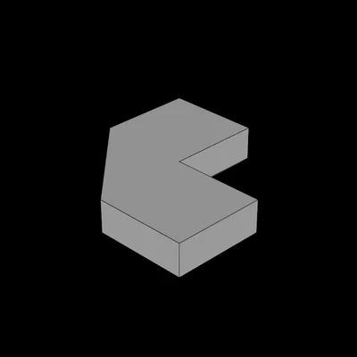 Mảnh ghép tương thích Lego 2x2 Corner (File in 3D)