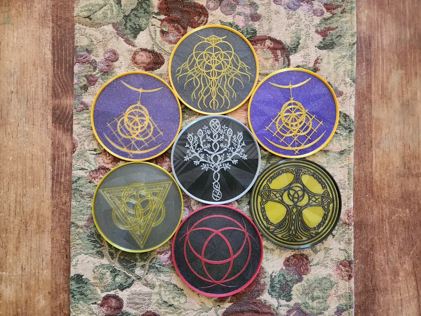 Lót Ly Elden Ring (Elden Ring Coasters) - Image 1