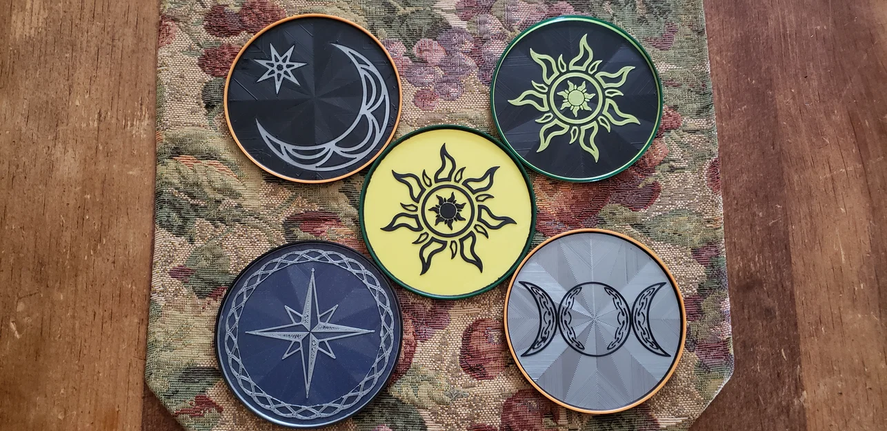 Lót Ly Mặt Trời, Mặt Trăng & Ngôi Sao - Image 1