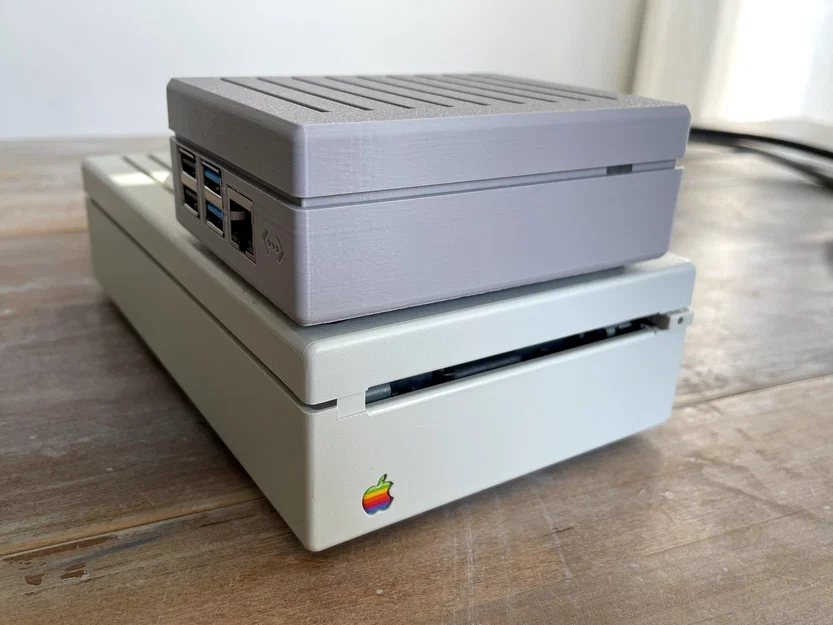PiSCSI Slim Case – Vỏ PiSCSI & Raspberry Pi 4 phong cách Snow White - Image 2