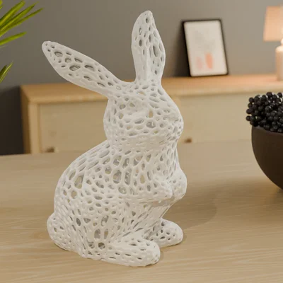 Voronoi Easter Bunny – Thỏ Phục Sinh họa tiết Voronoi