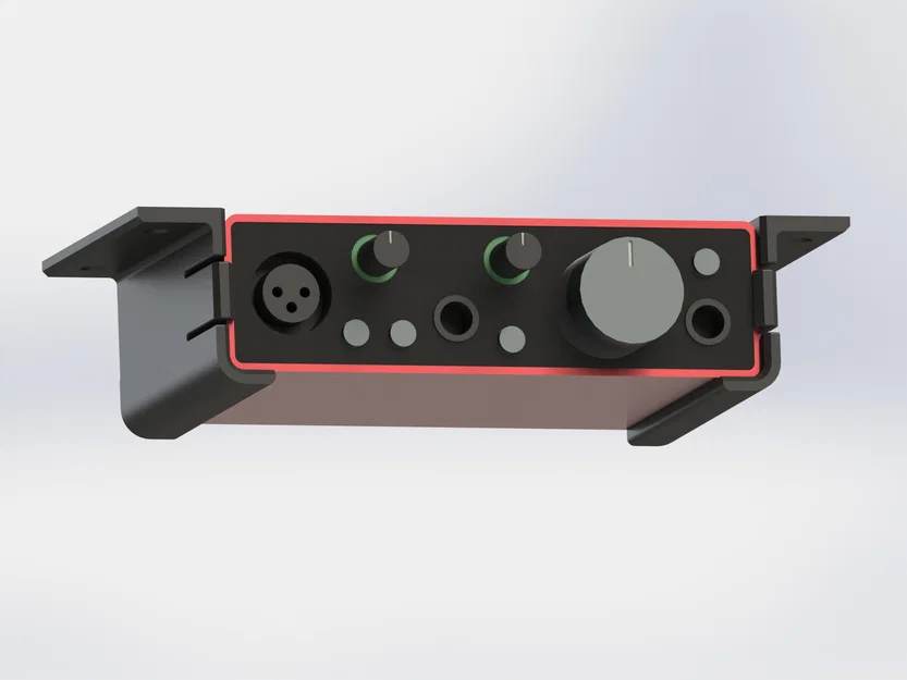 Ngàm gắn dưới bàn cho Focusrite Scarlett Solo (Desk Mount) - Image 1