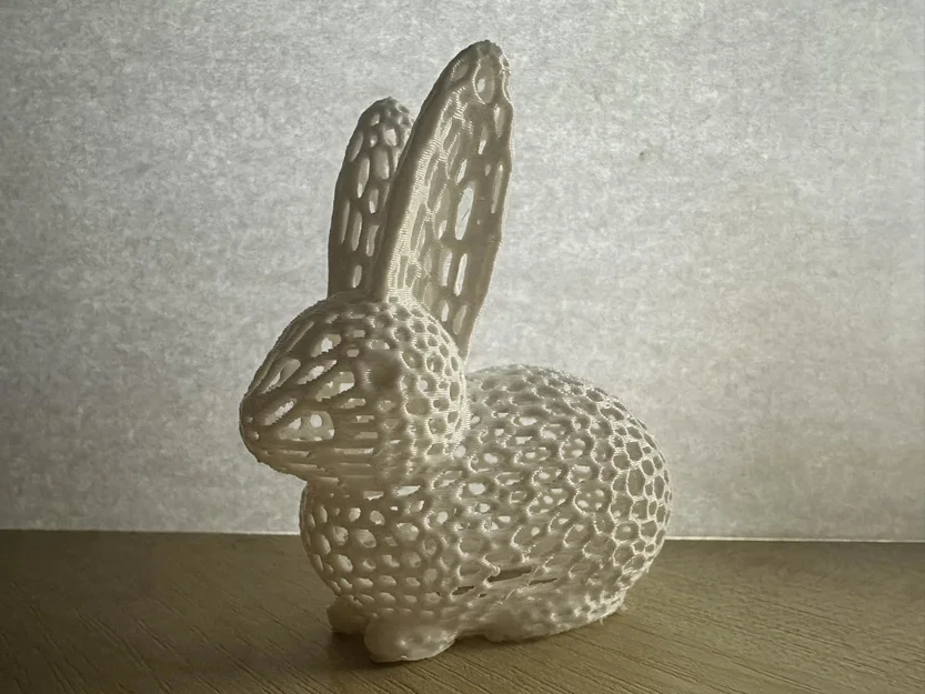 Voronoi Bunny – Thỏ Voronoi nghệ thuật - Image 1